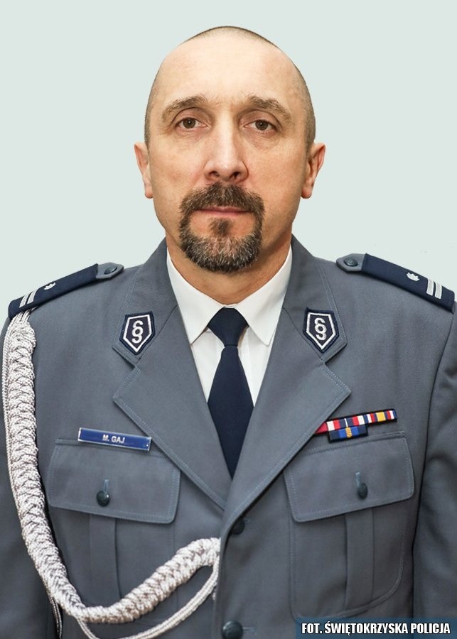 Podinspektor Marek Gaj, pierwszy zastępca komendanta...