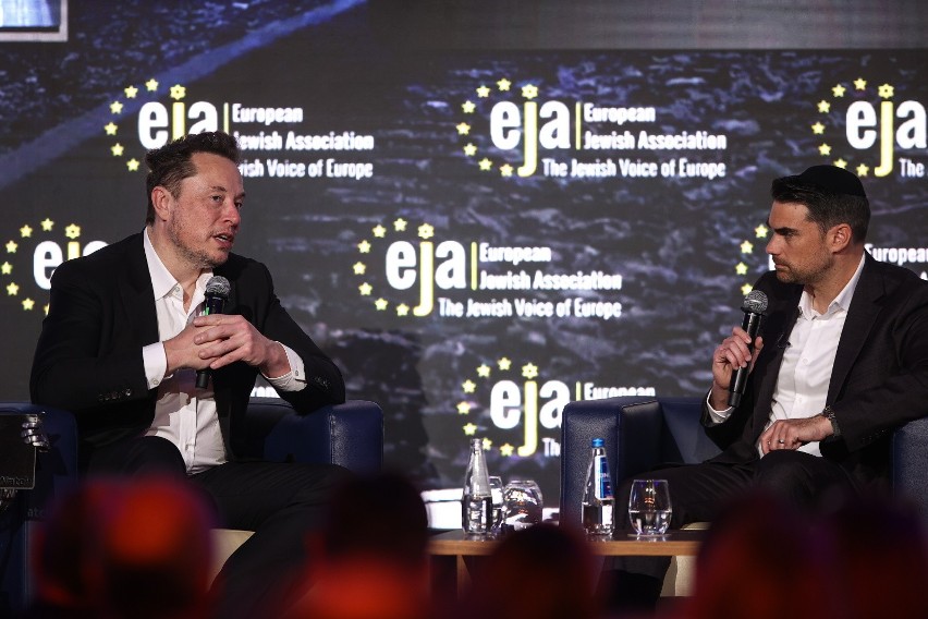Elon Musk na konferencji w Krakowie o antysemityzmie i wolności słowa