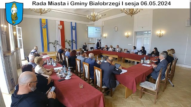 Pierwsza sesja nowej rady Miasta i Gminy Białobrzegi. radni wybrali przewodniczącego i wiceprzewodniczących Rady.