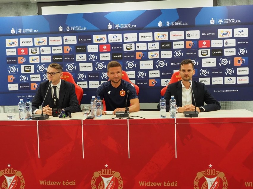 Trener piłkarzy Widzewa Daniel Myśliwiec: Jesteśmy w klubie, w którym każdy chce wygrywać ZOBACZ WIDEO