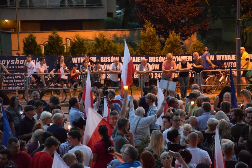 Czwartkowy protest przed Sądem Okręgowym w Katowicach