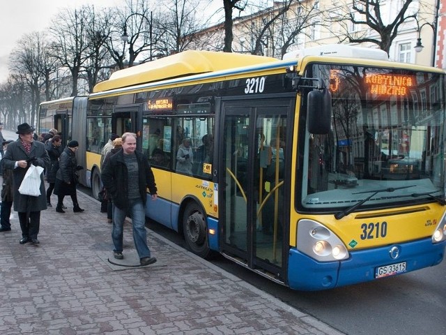 W Nowy Rok komunikacja miejska w Słupsku będzie kursować od godz. 9. 