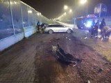 Powiat Człuchowski: pijany kierowca przejechał przez środek ronda