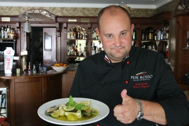 Paweł Mazurek, szef kuchni słynącej z dań włoskich restauracji Pepe Rosso, zaprasza w piątki na wyśmienite potrawy z ryb i owoców morza.