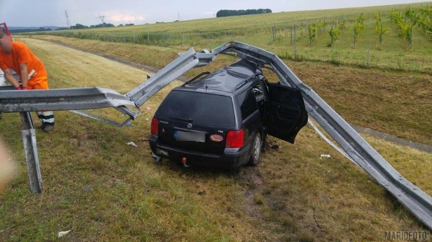 Wypadek na 257. km A4 w powiecie krapkowickim.