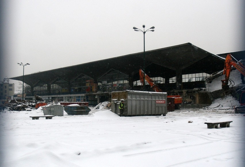 Dworzec PKP w Katowicach - stan na 28.12.2010