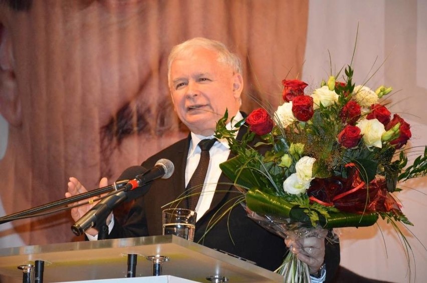 Wybory parlamentarne 2015. Jarosław Kaczyński odwiedził Łowicz [ZDJĘCIA]
