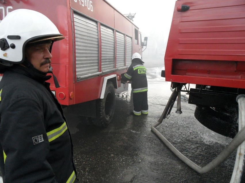 Pożar przy ul. Szczecińskiej w Słupsku