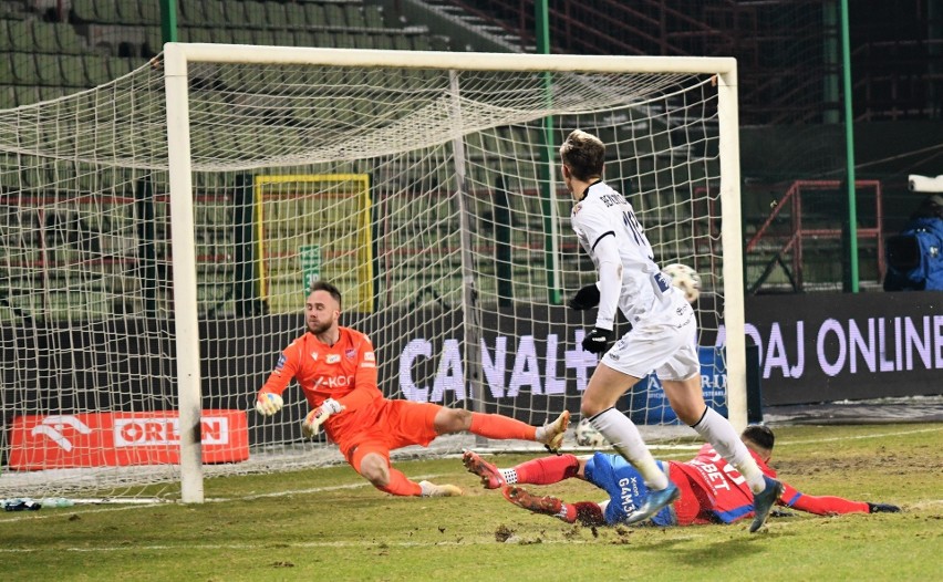 Raków Częstochowa - Pogoń Szczecin 0-1.