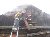 Pożar w Sieprawiu. Strażnicy uratowali dom i właściciela