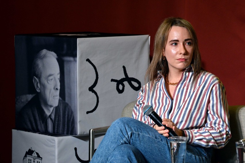 Pisarka Weronika Murek była pierwszym gościem w Muzeum Witolda Gombrowicza we Wsoli w cyklu  „Literatura według...”
