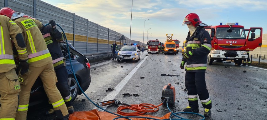 Wypadek na A1 pod Toruniem