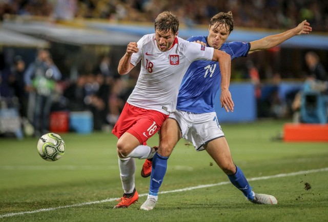 07.09.2018 wlochy. bolonia.  stadion dall'ara.  liga narodow.   mecz  wlochy - polska. nz.  bartosz bereszynski - 18 , federico chiesa - 14 fot. karolina misztal / polska press/dziennik baltycki