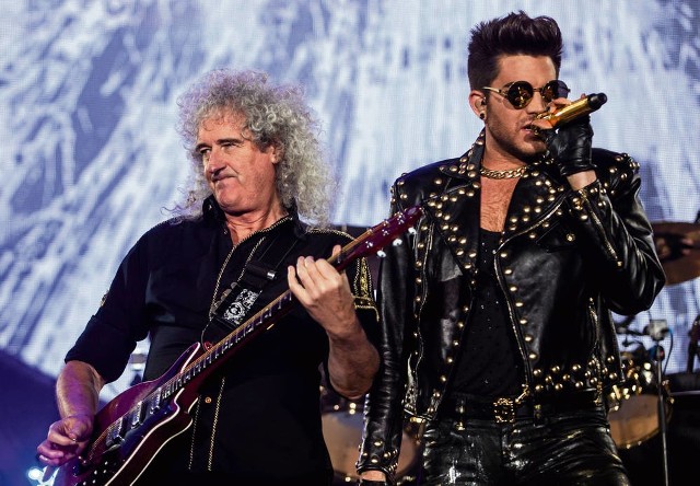 Adam Lambert i grupa Queen w Tauron Kraków Arenie w 2015 roku