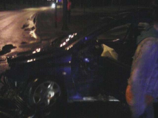 Kierowca peugeota, który spowodował wypadek, został ukarany mandatem.