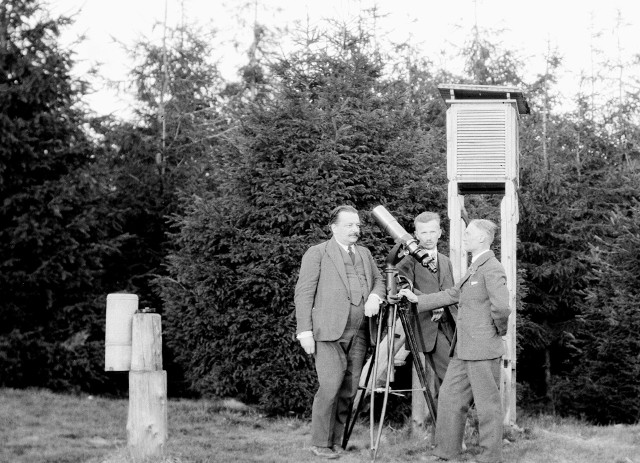 Archiwalne fotografie  Obserwatorium Astronomicznego na Lubomirze
