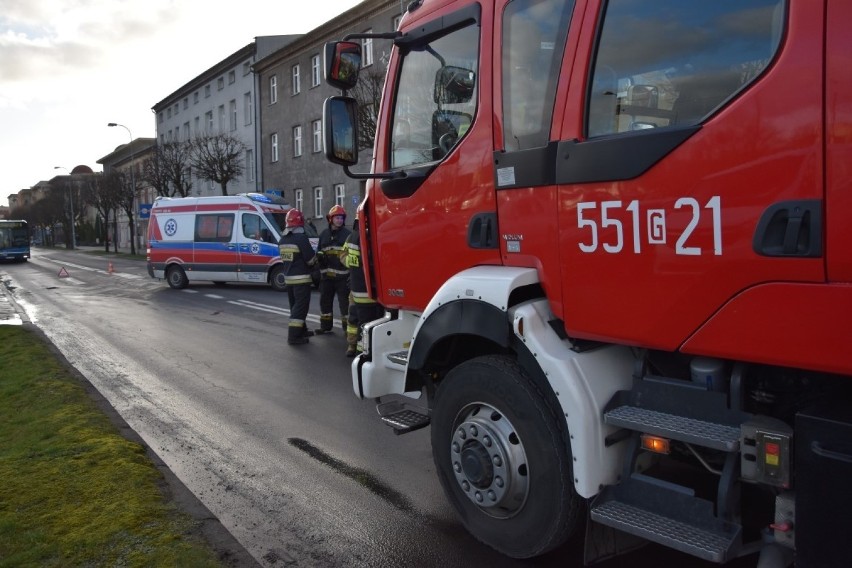 Potrącenie pieszego na przejściu w Wejherowie