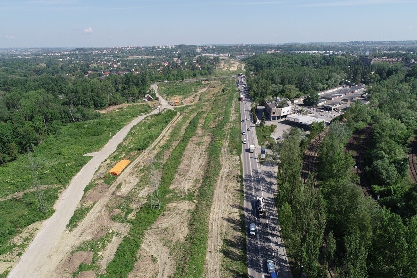 Budowa S7 Widoma - Kraków. Utrudnienia na Łowińskiego i zmiana projektu węzła. Sprawdzamy postępy prac! Zobaczcie zdjęcia lotnicze