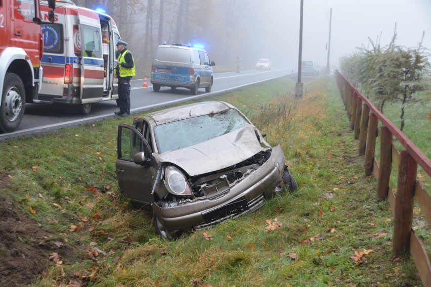 Dachowanie w Niechorzu na DK 25 na trasie Sępólno Krajeńskie...