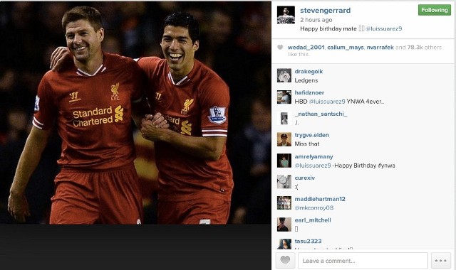 Gerrard i Suarez