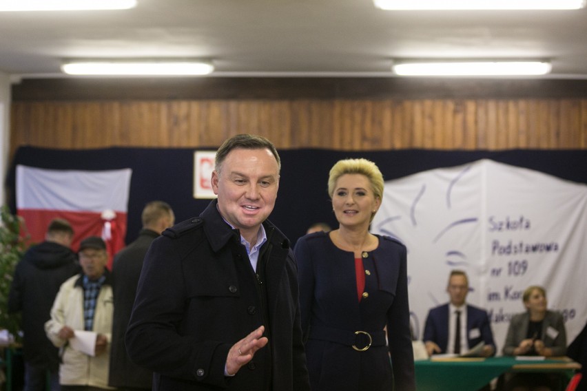 Wybory samorządowe 2018 - druga tura. Prezydent Andrzej Duda...