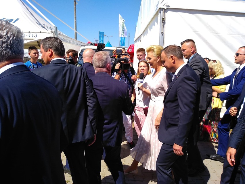 Para prezydencka była gościem na AGRO-TECH 2019 w Minikowie...