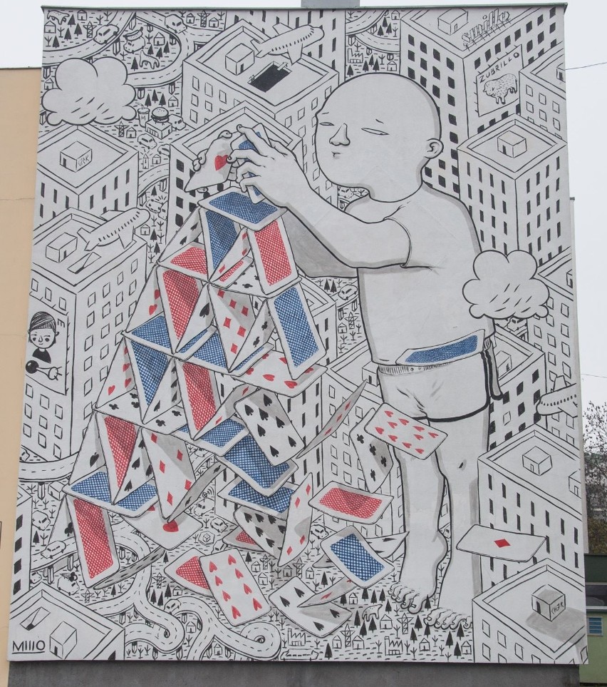 W Białymstoku znajduje się ok. dwudziestu murali...