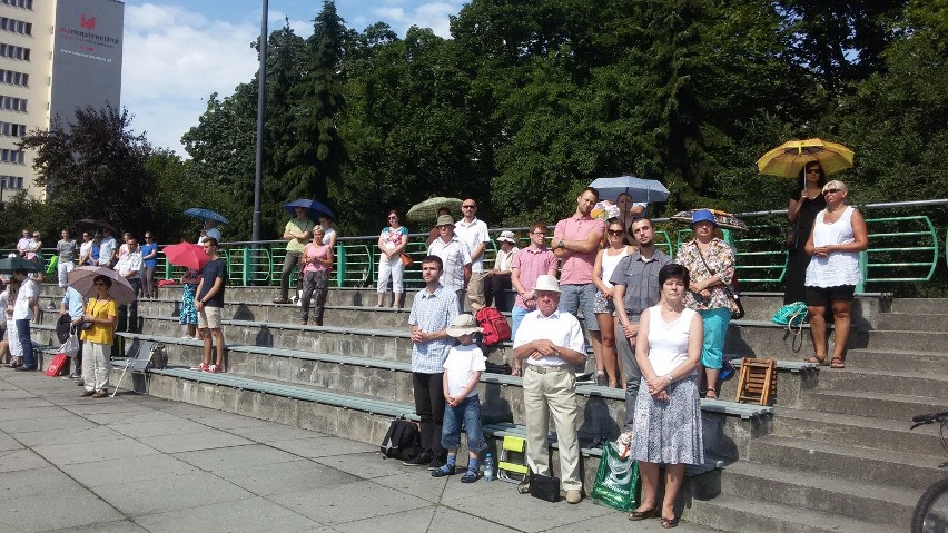 Transmisja mszy papieskiej na placu Krakowskim w Gliwicach