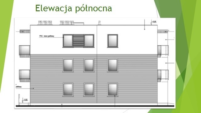 Wizualizacja bloku komunalnego w gminie Śniadowo.