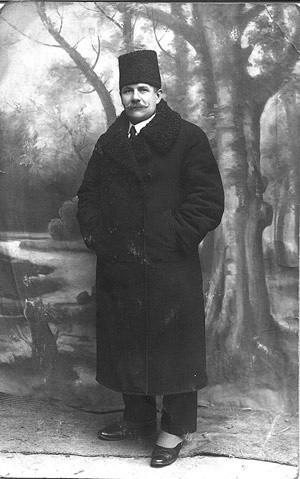 Antoni Fabian Michalski, syn Teofili. Zakład fotograficzny Peretza, lata 20. XX w.