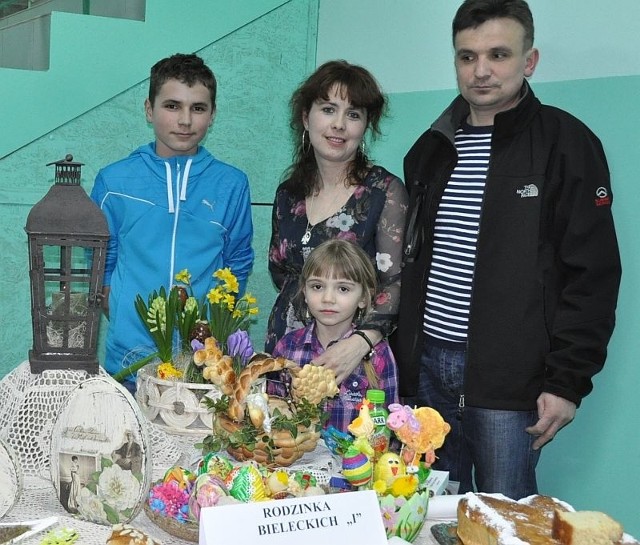 W przygotowania do konkursu zaangazowane były całe rodziny, jak Katarzyna i Grzegorz Bieleccy z dziećmi Gabrysią i Grzesiem
