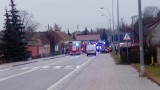 Zderzenie samochodu osobowego z ciężarówką w Różynach na DK 91 5.01.2018. Trwa akcja służb [wideo,zdjęcia]