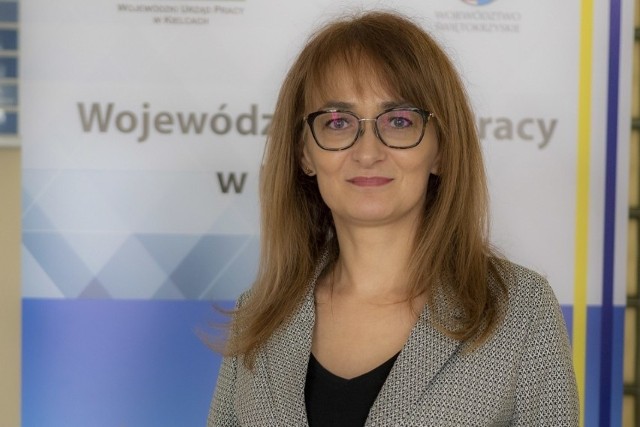 Aleksandra Marcinkowska &ndash; dyrektor Wojew&oacute;dzkiego Urzędu Pracy w Kielcach.