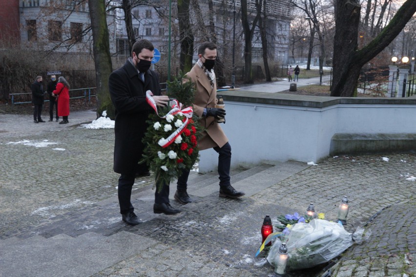 Obchody rocznicy Tragedii Górnośląskiej pod pomnikiem Ofiar...