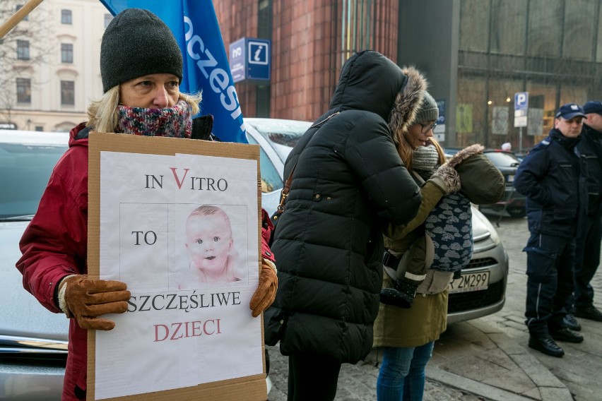 Kraków. Starcie "obrońców życia" i zwolenników in vitro 