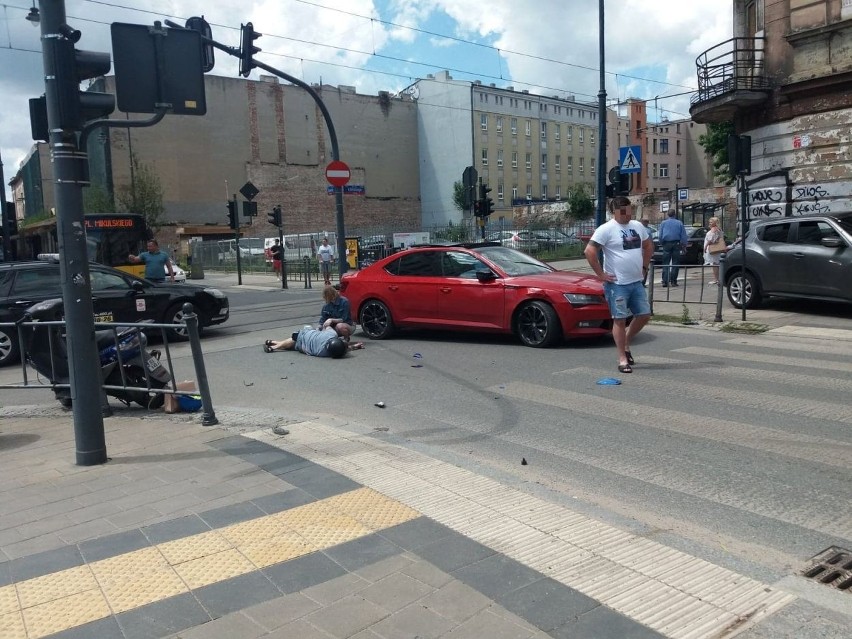 Około godz. 13.30 na skrzyżowaniu ul. Kilińskiego i Nawrot...