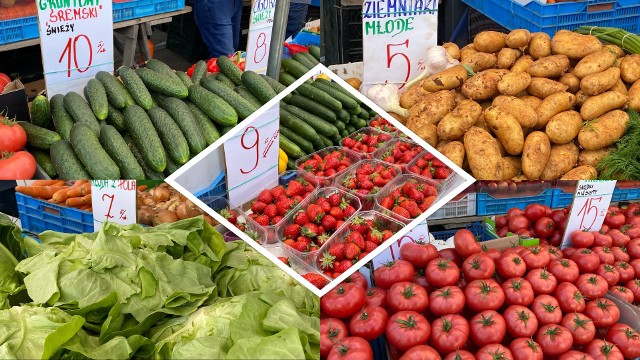 Na bazarach w Kielcach był duży wybór warzyw i owoców. Jakie ceny? Sprawdź >>>