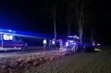 Wypadek koło Dunowa w powiecie koszalińskim [zdjęcia]