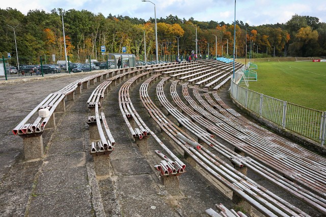 Stadion Arkonii Szczecin w Lasku Arkońskim czeka na przebudowę.