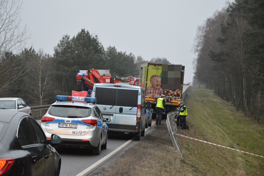Miejsce tragicznego wypadku w Manowie koło Koszalina.