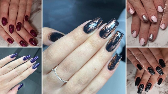 Zobacz w galerii propozycje manicure na styczeń 2023 wykonanego przez stylistki paznokci