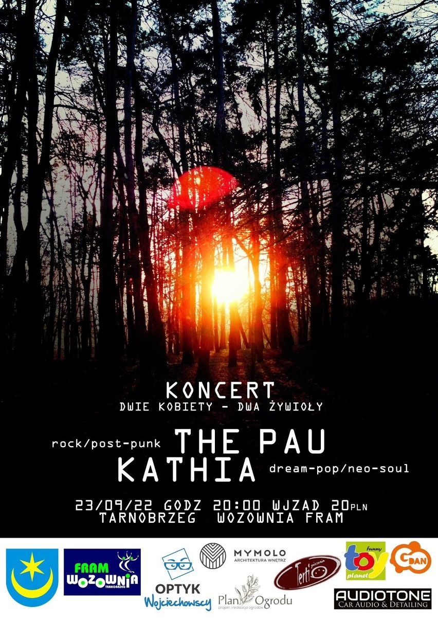 The Pau i Kathia zagrają w Tarnobrzegu! Koncert "Dwie kobiety - dwa żywioły" już w piątek 23 września w Wozowni. Sprawdź szczegóły