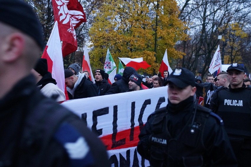 Kraków. IV Marsz Wolnej Polski w Święto Niepodległości