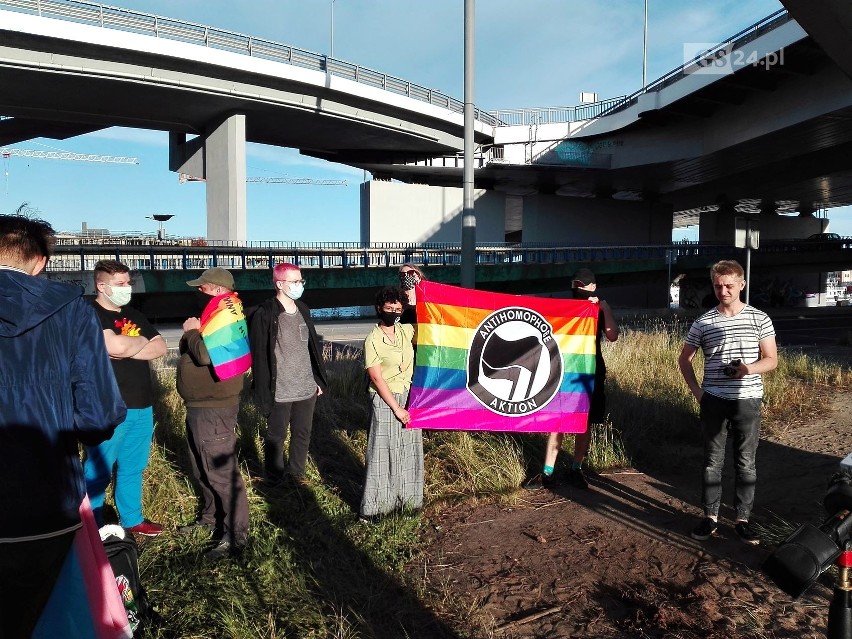 Mural LGBT zniszczony w Szczecinie. "Haniebne", "Gdzie otwartość? Tolerancja?"