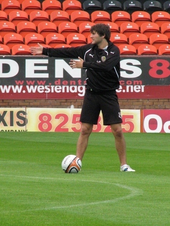 Śląsk trenował na stadionie w Dundee