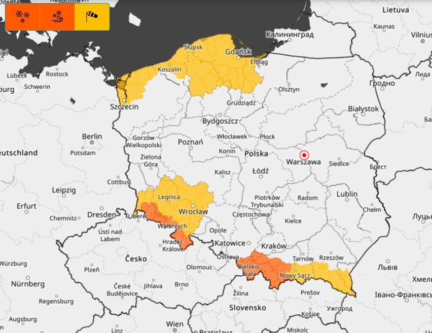 Intensywne opady śniegu i zamiecie w regionie. IMGW wydało...