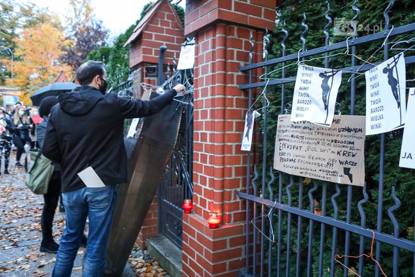 Protest kobiet w Szczecinie - 25.10.2020