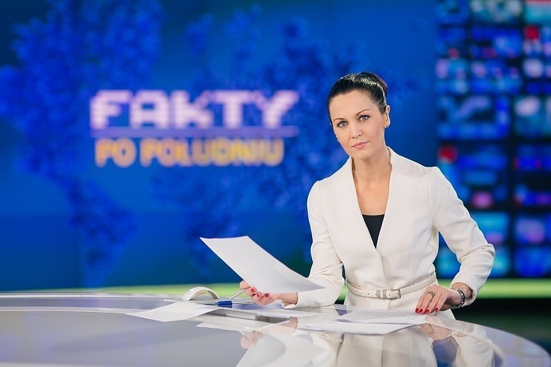 Diana Rudnik w studiu TVN24.

fot. Piotr Mizerski/TVN