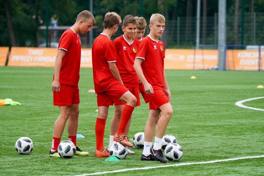 Trening Jagiellonii z rocznika 2005 prowadzonej przez...