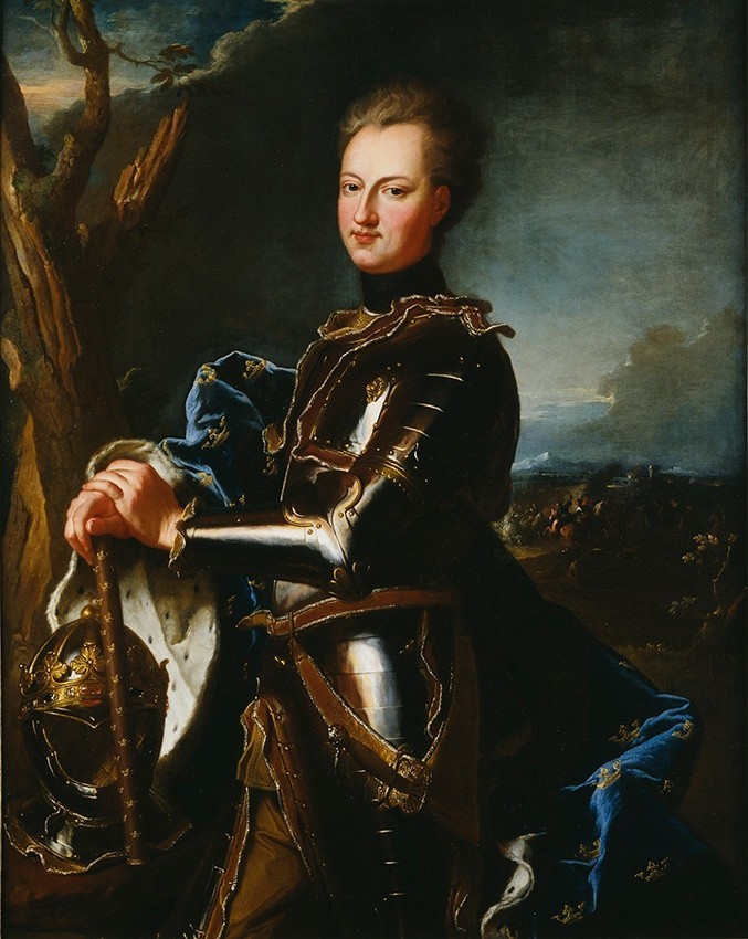 Kielce zajął król szwedzki Karol XII (na ilustracji) idący...